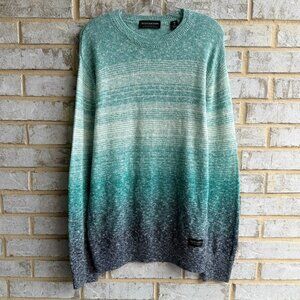 Scotch & Soda Long Sleeve Crew Neck Multicolor Mélange Sweater Men's Size M